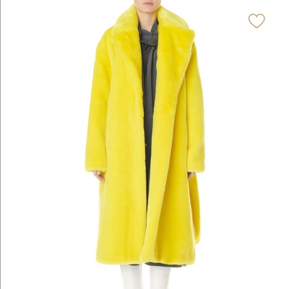 tibi yellow coat